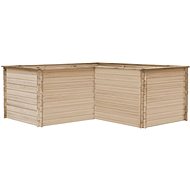 SHUMEE Elevated flower bed 197 x 197 x 80 cm solid pine wood - Raised Garden Bed