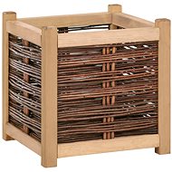 SHUMEE Elevated flower bed 40 x 40 x 40 cm solid pine wood - Raised Garden Bed