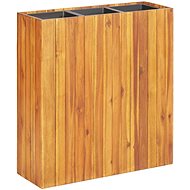 SHUMEE Garden raised bed with 3 containers of solid acacia wood - Raised Garden Bed