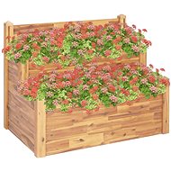 SHUMEE 2-storey Garden Box 110x75x84cm Solid Acacia Wood - Flower Box