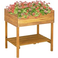 SHUMEE Raised Garden Box 78.5 x 58.5 x 78.5cm Solid Acacia - Raised Garden Bed