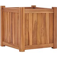 SHUMEE Raised flower bed 40 x 40 x 40 cm solid teak wood - Raised Garden Bed