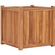 SHUMEE Raised flower bed 50 x 50 x 50 cm solid teak wood - Raised Garden Bed
