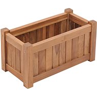 SHUMEE Raised flower bed 50 x 25 x 25 cm solid teak wood - Raised Garden Bed