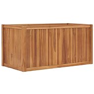 SHUMEE Raised flower bed 100 x 50 x 50 cm solid teak wood - Raised Garden Bed