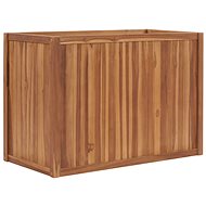 SHUMEE Raised flower bed 100 x 50 x 70 cm solid teak wood - Raised Garden Bed