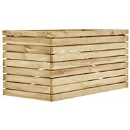 SHUMEE Raised flower bed 100 x 50 x 50 cm impregnated pine - Raised Garden Bed
