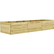 SHUMEE Garden raised bed 450 x 100 x 54 cm impregnated pine - Raised Garden Bed