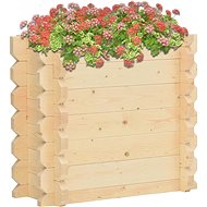 SHUMEE Raised flower bed 42 mm 100 x 50 x 87.8 cm solid spruce wood - Raised Garden Bed