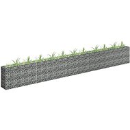 SHUMEE Gabion raised bed galvanized steel 450 x 30 x 60 cm - Raised Garden Bed