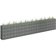 SHUMEE Gabion raised bed galvanized steel 450 x 30 x 90 cm - Raised Garden Bed