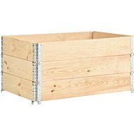 SHUMEE Raised flower beds 3 pcs 80 x 120 cm solid pine wood - Raised Garden Bed