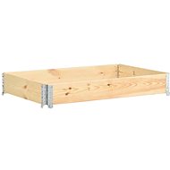 SHUMEE Elevated flower bed 100 x 150 cm solid pine wood - Raised Garden Bed