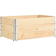 SHUMEE Raised flower beds 3 pcs 100 x 150 cm solid pine wood - Raised Garden Bed