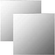 Wall Mirrors 2 pcs 70 x 70cm Square Glass 3051625 - Mirror