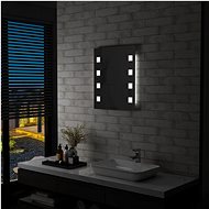 Bathroom Wall Mirror with LED Lighting 50 x 60cm - Mirror