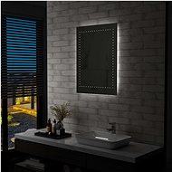 Bathroom Wall Mirror with LED Lighting 60 x 80cm - Mirror