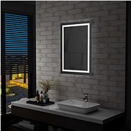 Kúpeľňové zrkadlo s LED svetlami a dotykovým senzorom 60 × 80 cm - Zrkadlo