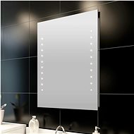 Bathroom Mirror with Wall LEDs 50 x 60cm (L x H) - Mirror