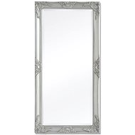 Wall Mirror in Baroque Style 120 x 60cm Silver - Mirror