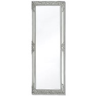 Wall Mirror in Baroque Style 140x50cm Silver - Mirror