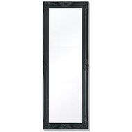 Wall Mirror in Baroque Style 140x50cm Black - Mirror