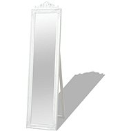 Freestanding Mirror Baroque Style 160 x 40cm White - Mirror