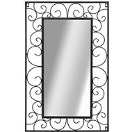 Rectangular Wall Mirror 50 x 80cm Black - Mirror