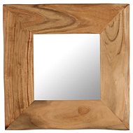 Cosmetic Mirror 50 x 50cm Solid Acacia Wood - Mirror