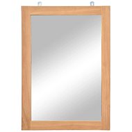Solid Teak Wall Mirror 50 x 70cm - Mirror