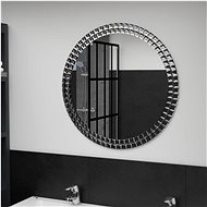Wall Mirror Silver 70cm Tempered Glass - Mirror
