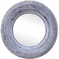 Mirror White 50cm Solid Recycled Rubber Tyre - Mirror