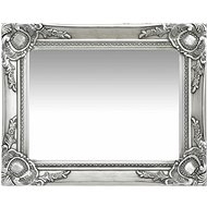 Wall Mirror Baroque Style 50 x 40cm Silver - Mirror