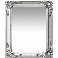 Nástenné zrkadlo barokový štýl 50 × 60 cm strieborné - Zrkadlo