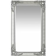 Wall Mirror Baroque Style 50 x 80cm Silver - Mirror
