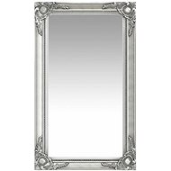 Wall Mirror Baroque Style 60 x 100cm Silver - Mirror