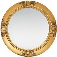 Wall Mirror Baroque Style 50cm Gold - Mirror