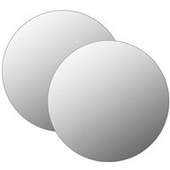 Wall Mirrors 2 pcs 40cm Round Glass 3051626 - Mirror