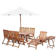 10-Piece Solid Acacia Garden Sofa Set 43548 43548 - Garden Furniture