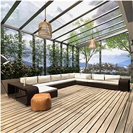11-Piece Polyrattan Garden Sofa Set with Cushions, Brown 46826 - Garden Furniture
