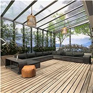 11-Piece Polyrattan Garden Sofa Set with Cushions, Grey 46828 46828 - Garden Furniture