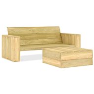 2-Piece Impregnated Pine Wood Garden Sofa Set 3053197 3053197 - Garden Furniture