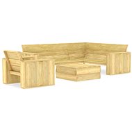 3-piece garden sofa impregnated with pine wood 3053192 3053192 - Garden Furniture