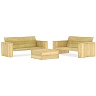 3-piece garden sofa impregnated with pine wood 3053199 3053199 - Garden Furniture
