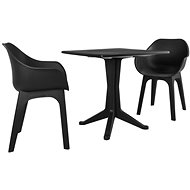 3-piece bistro set anthracite plastic 276165 276165 - Garden Furniture