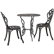 3-piece bistro set cast aluminum 47858 47858 - Garden Furniture