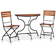3-piece bistro set solid acacia wood 44392 44392 - Garden Furniture