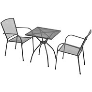 3-piece bistro set anthracite steel 42706 42706 - Garden Furniture