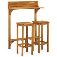 3-piece set of garden furniture solid acacia wood 310254 310254 - Garden Furniture