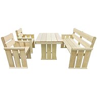 4-piece garden sofa impregnated pine 43262 43262 - Garden Furniture